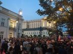 Warszawa: Przed Pałacem Prezydenckim protest przeciw reformie sądownictwa