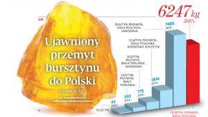 Ujawniony przemyt bursztynu do Polski