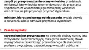 Stypendium dla wybitnych młodych naukowców