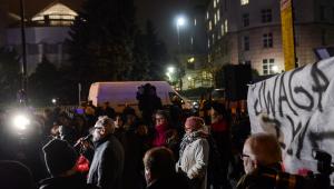 Protest przed Sejmem