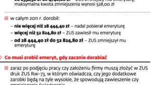 Zasady dorabiania przez emerytów